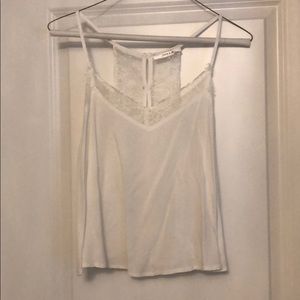 White lace cami